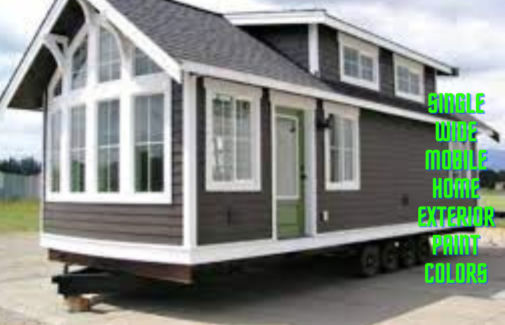 single wide mobile home exterior paint colors
