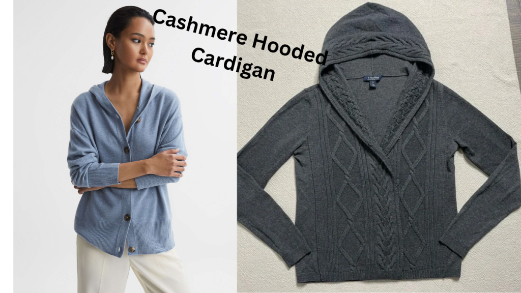 Cashmere Hooded Cardigan